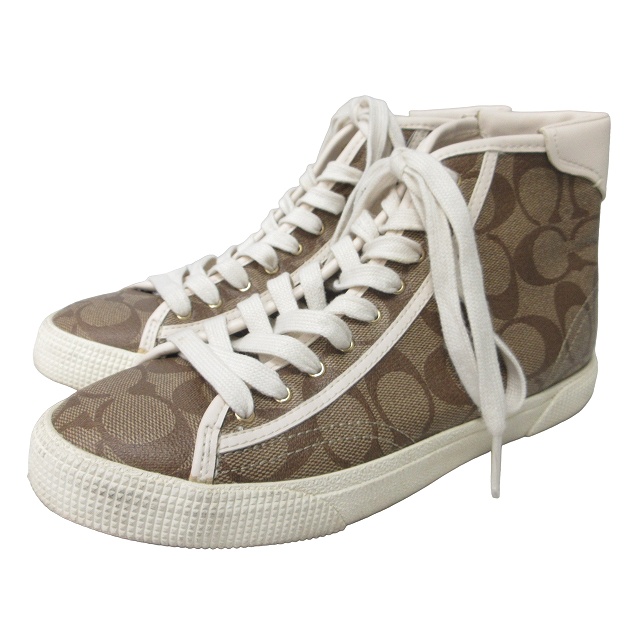 コーチ COACH シグネチャー スニーカー シューズ ハイカット FG4266  
