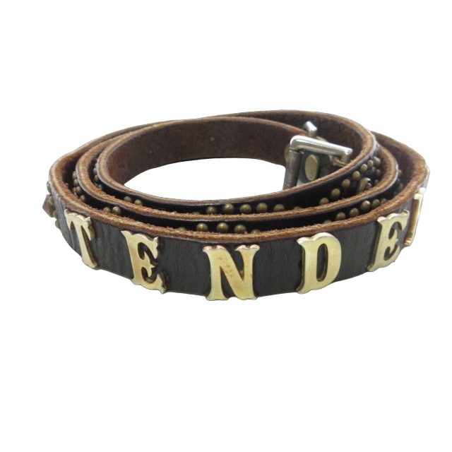 テンダーロイン TENDERLOIN ×HTC×PORTER T-STUD BELT レザー ナロー 