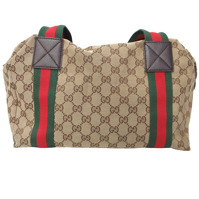 グッチ GUCCI シェリーライン GGキャンバス ミニボストンバッグ 