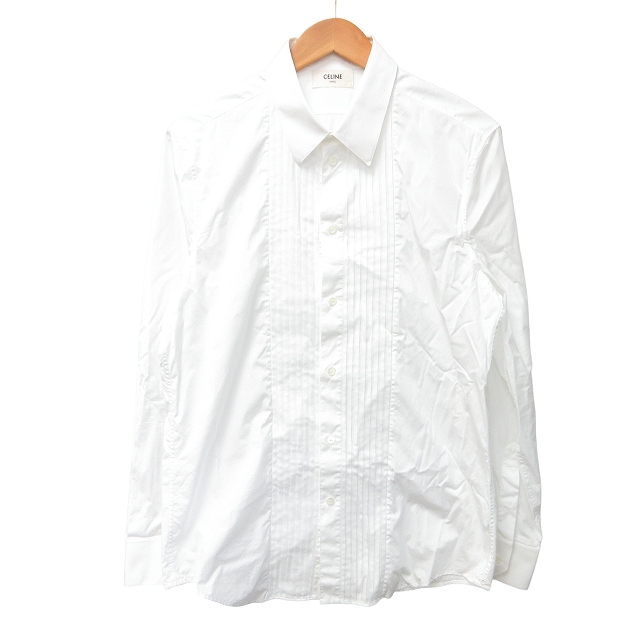 19SS Celine クラシック モダンカラーシャツ 39 白シャツ CELINE 白シャツ39（19SS Celine クラシック モダンカラーシャツ