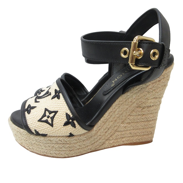 ルイヴィトン LOUIS VUITTON 美品 23SS スターボード・ライン サンダル 