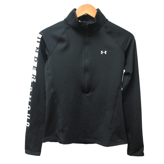 UNDER ARMOUR - ラスト1 アンダーアーマー SM ブラック フリースジャケットコールドギア UNDER ARMOUR - ラスト1 アンダーアーマー SM ブラック フリース