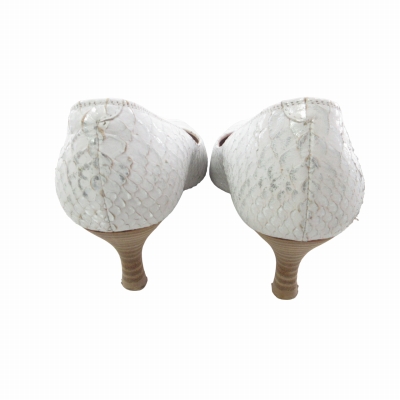 銀座かねまつ GINZA Kanematsu パイソン パンプス ミュール