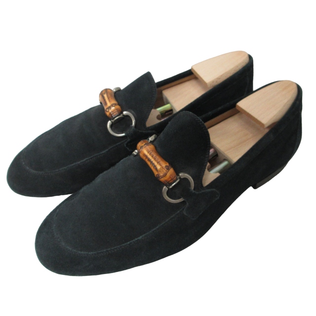 グッチ GUCCI バンブー ホースビット ローファー レザーシューズ 革靴  