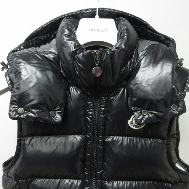 超美品おまけ付】モンクレール×パームエンジェルスBUZZダウンベスト黒  