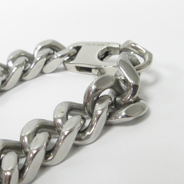 イタリア製 ヴィンテージ HEAVY ヘビーチェーンブレスレット シルバー925