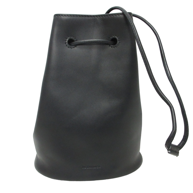 美品☆JIL SANDER ジルサンダー Giro レザー ロゴ入り クロスボディ 