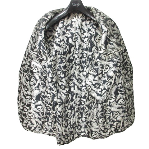 ナンバーナイン NUMBER (N)INE 01SS TIME期 スカル シルクテーラード  