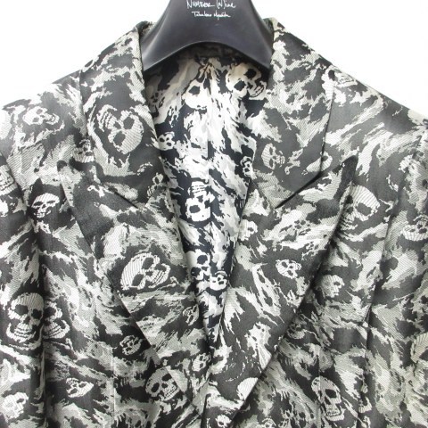 ナンバーナイン NUMBER (N)INE 01SS TIME期 スカル シルクテーラード  