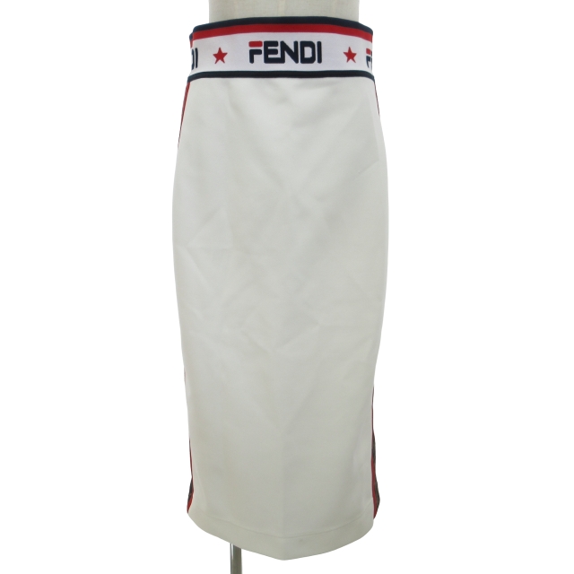 フェンディ FENDI ×フィラ FILA モノグラム ペンシルスカート タイト 