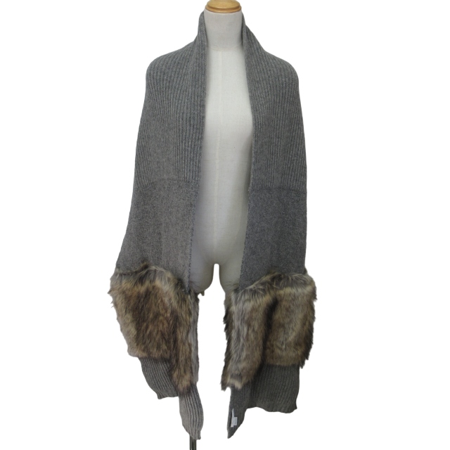 ステラマッカートニー STELLA McCARTNEY 美品 フェイクファー ストール  