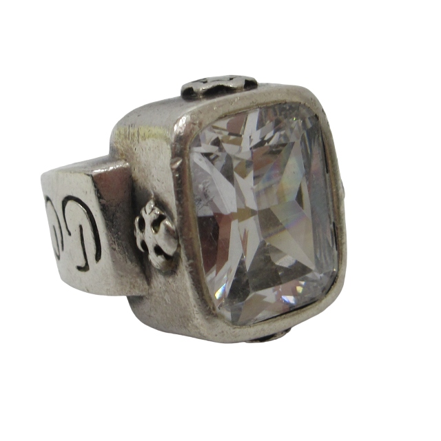 ロイヤルオーダー ROYAL ORDER GOD SQUARE WITH CRYSTAL ゴッドリング 