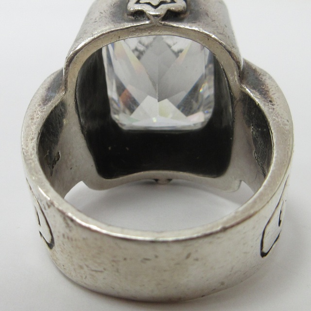 ロイヤルオーダー ROYAL ORDER GOD SQUARE WITH CRYSTAL ゴッドリング 