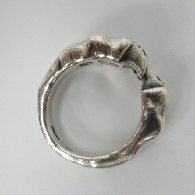 ガーデンクォーツ×シルバー950 リング/13号 ガーデンクォーツ×シルバー