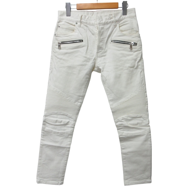 バルマン BALMAIN バイカーデニムパンツ ジーンズ W8H9130T022 