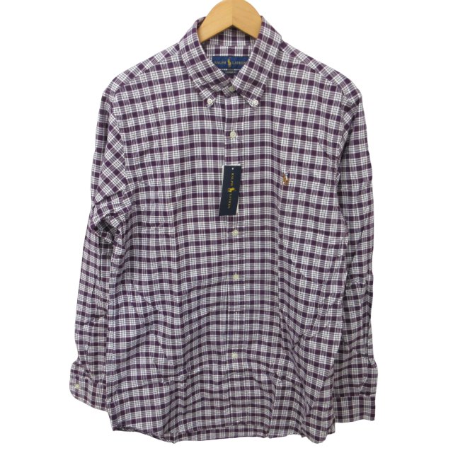 未使用品 ラルフローレン RALPH LAUREN タグ付き チェックシャツ BD  