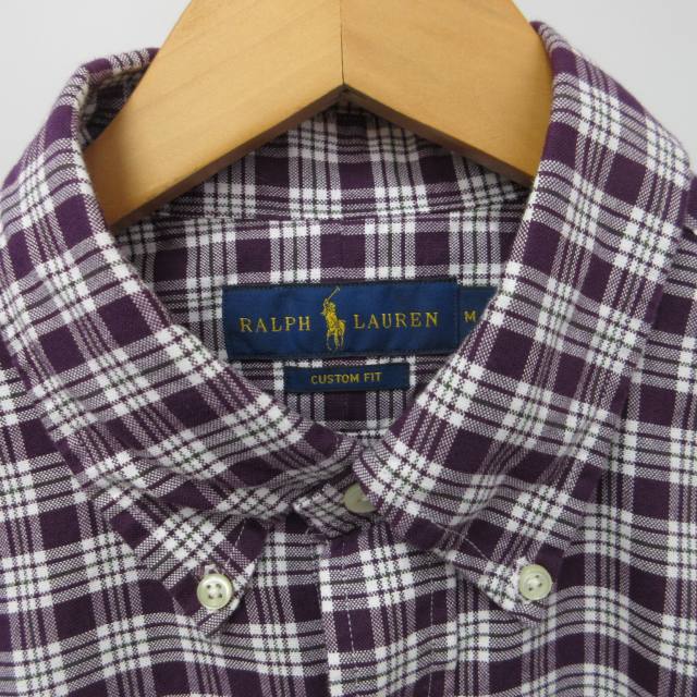 未使用品 ラルフローレン RALPH LAUREN タグ付き チェックシャツ BD  