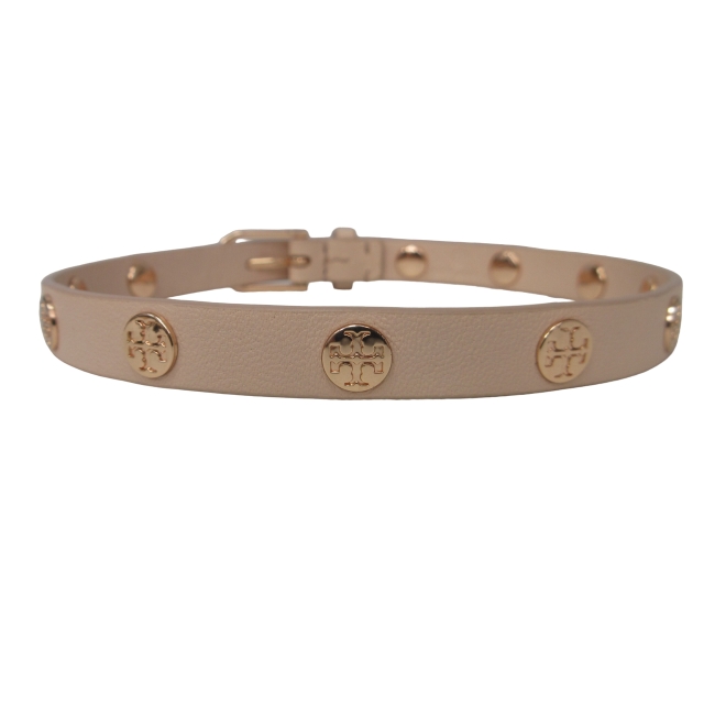 トリーバーチ TORY BURCH 美品 レザーブレスレット チョーカー ロゴ 