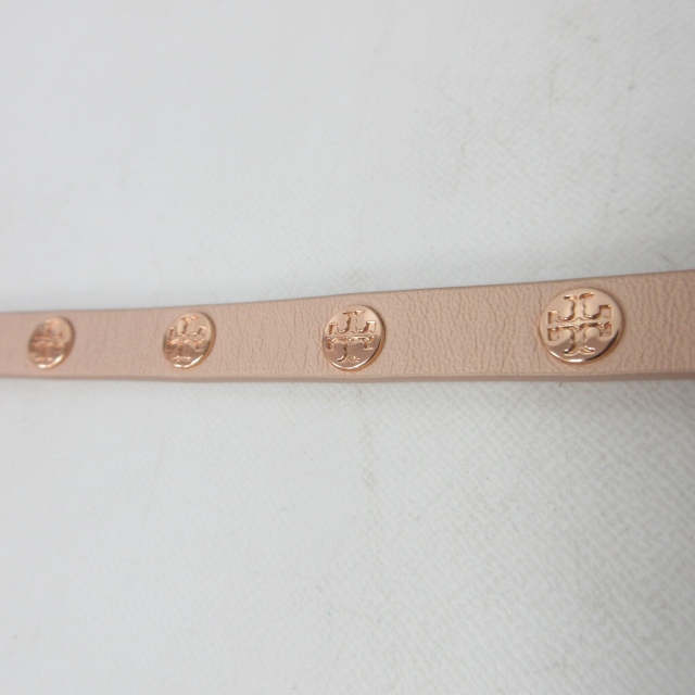 トリーバーチ TORY BURCH 美品 レザーブレスレット チョーカー ロゴ 