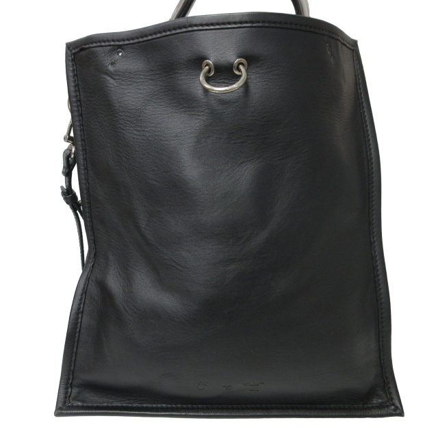 オフホワイト OFF WHITE 2WAY レザー ショルダーバッグ ハンドバッグ