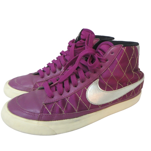 Nike Blazer Mid 紫 スエード シューズ Nike SB Blazer Mid \"Night Maroon\" スニーカー | パープル | FARFETCH JP