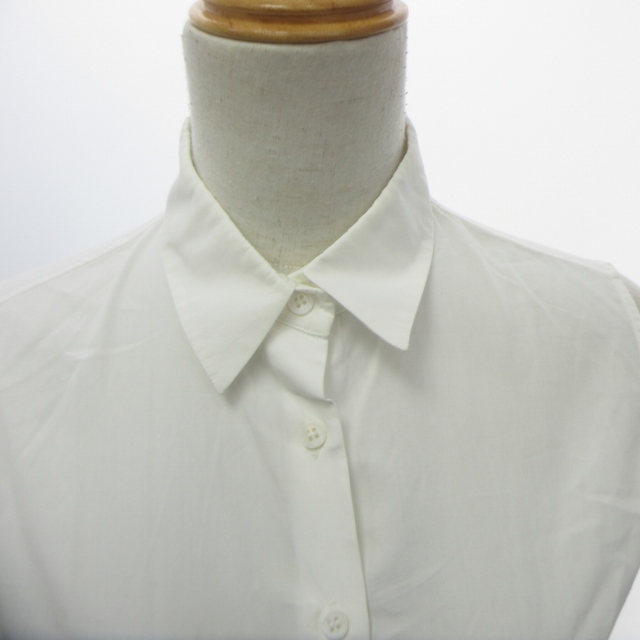 ジルサンダー JIL SANDER ノースリーブシャツ ブラウス イタリア製 白 
