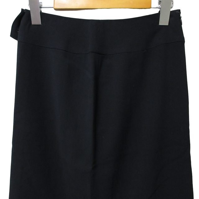 シャネル CHANEL 98A スカート ウール ココマーク ボタン ひざ丈  