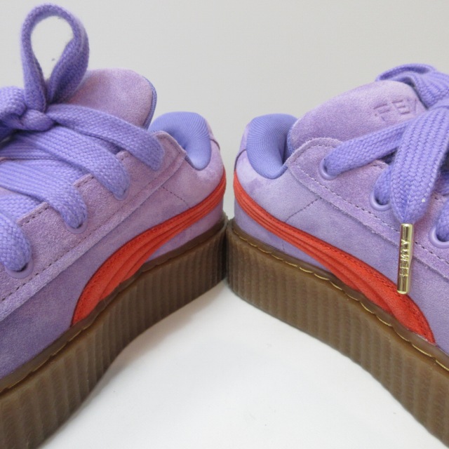 PUMA ×FENTY コラボ 美品 396403-03 パープル 23.5㎝ プーマ PUMA ×FENTY フェンティ コラボ 美品 396403-03 Creeper