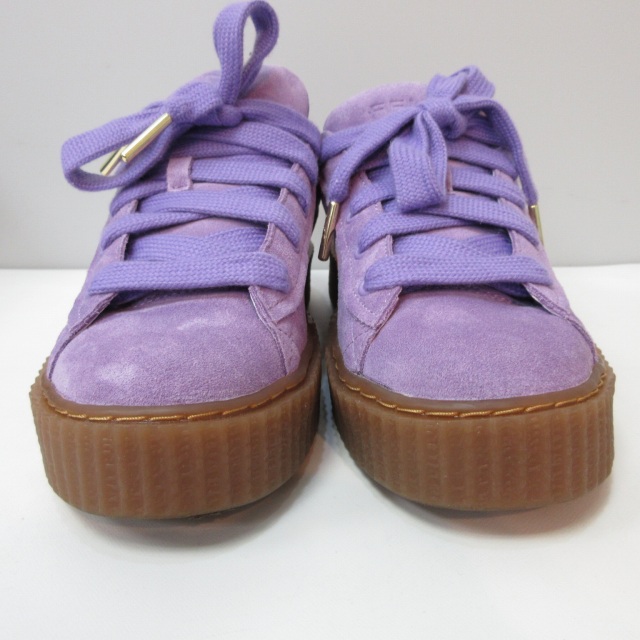 PUMA ×FENTY コラボ 美品 396403-03 パープル 23.5㎝ PUMA CREEPER PHATTY LAVENDER ALART-BURNT RED-GUM（プーマ