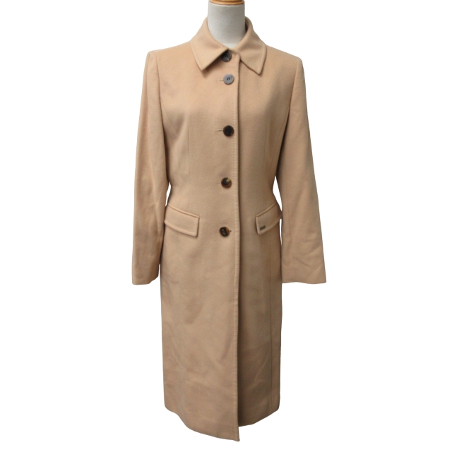 フォクシー FOXEY 最高級 美品 カシミヤ ロングコート ジャケット F  