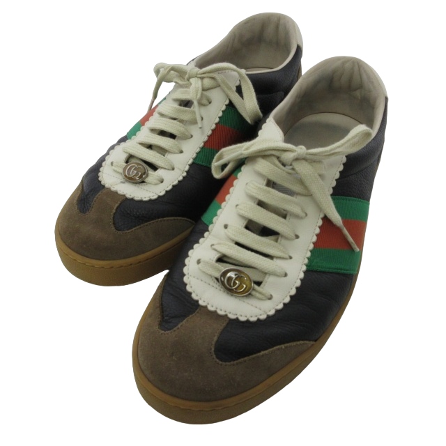 グッチ GUCCI シェリーライン ジャーマントレーナー スニーカー 
