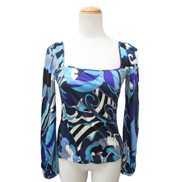 EMILIO PUCCI プッチ柄 チュニック カットソー　38 M EMILIO PUCCI プッチ柄 チュニック カットソー 38 M - メルカリ