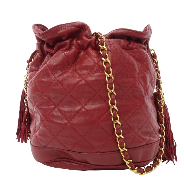 シャネル CHANEL ヴィンテージ マトラッセ チェーンショルダーバッグ 