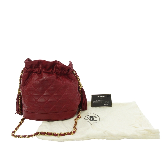 シャネル CHANEL ヴィンテージ マトラッセ チェーンショルダーバッグ 