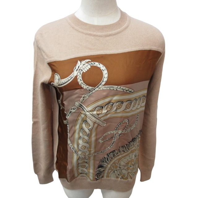 未使用品 エルメス HERMES タグ付き プレタ ツイルレーヌ カシミヤ  