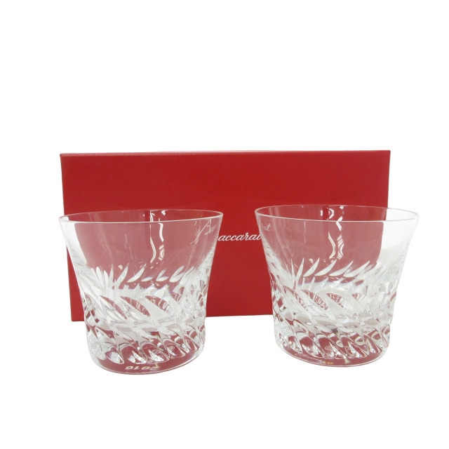 バカラ Baccarat 箱付 16年製 グローリア 空飛ぶバカラ ペアグラス 