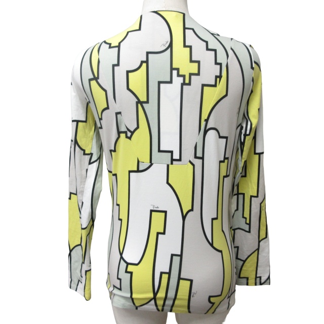 エミリオプッチ EMILIO PUCCI Tシャツ カットソー Vネック 総柄 