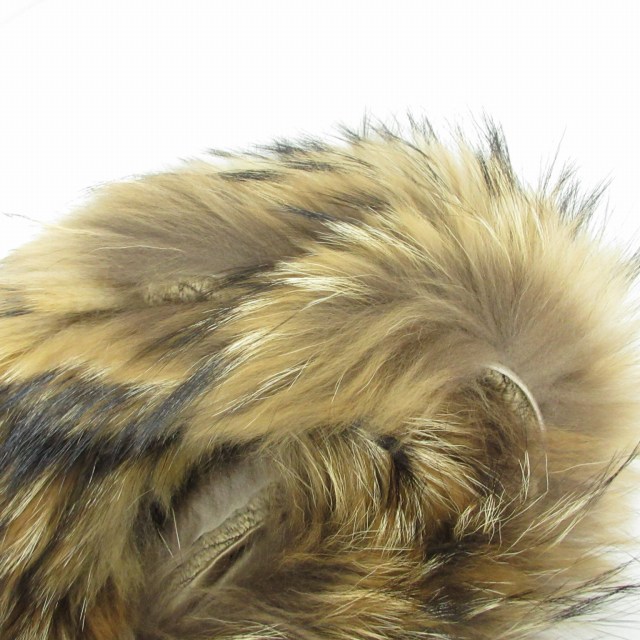 スタニングルアー STUNNING LURE 美品 ラクーンファー スヌード ネック 