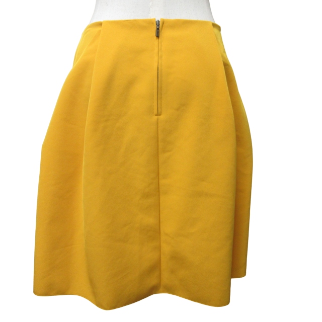 フォクシーニューヨーク FOXEY NEW YORK 美品 タックスカート 膝丈 