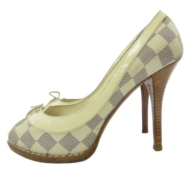 ルイヴィトン LOUIS VUITTON MA1110 ダミエアズール ウッドヒール  