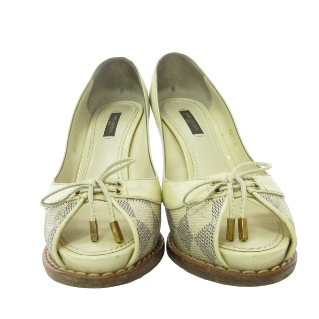 ルイヴィトン LOUIS VUITTON MA1110 ダミエアズール ウッドヒール  