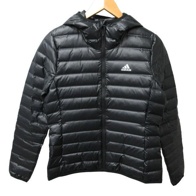 アディダス adidas 美品 ダウンジャケット パーカー ブルゾン