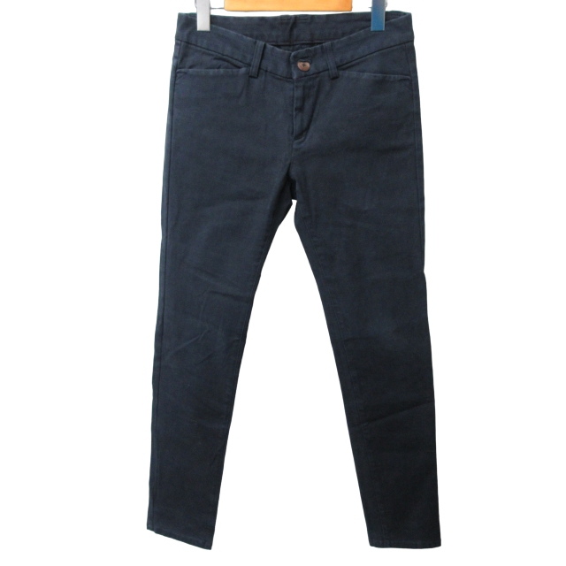 今季パラスパレス ラフィ爽チノ製品染クロップドテーパードパンツ