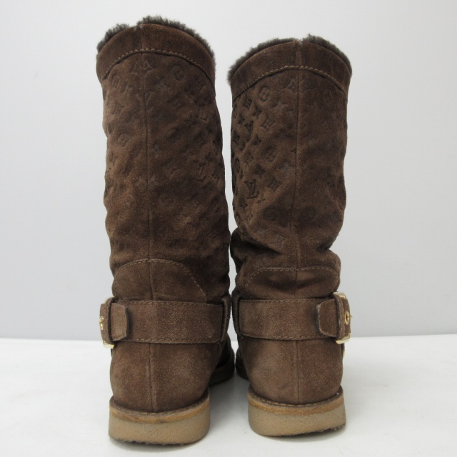 新品未使用 ルイヴィトン LOUIS VUITTON ボアブーツ 茶色 22.5