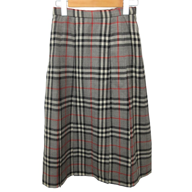 バーバリー グレーノバチェックロングスカート