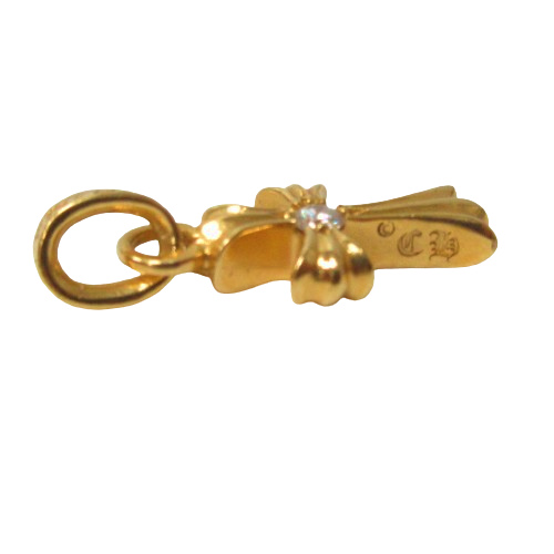 クロムハーツ CHROME HEARTS 22K CHクロス ベビーファット チャーム  