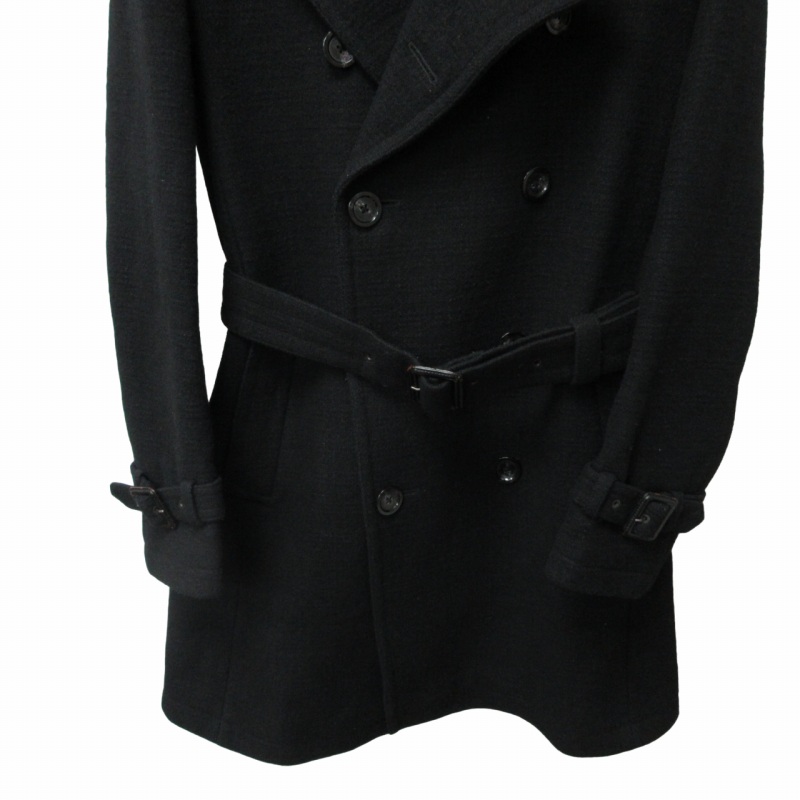 バーバリーブラックレーベル BURBERRY BLACK LABEL ウール トレンチ 