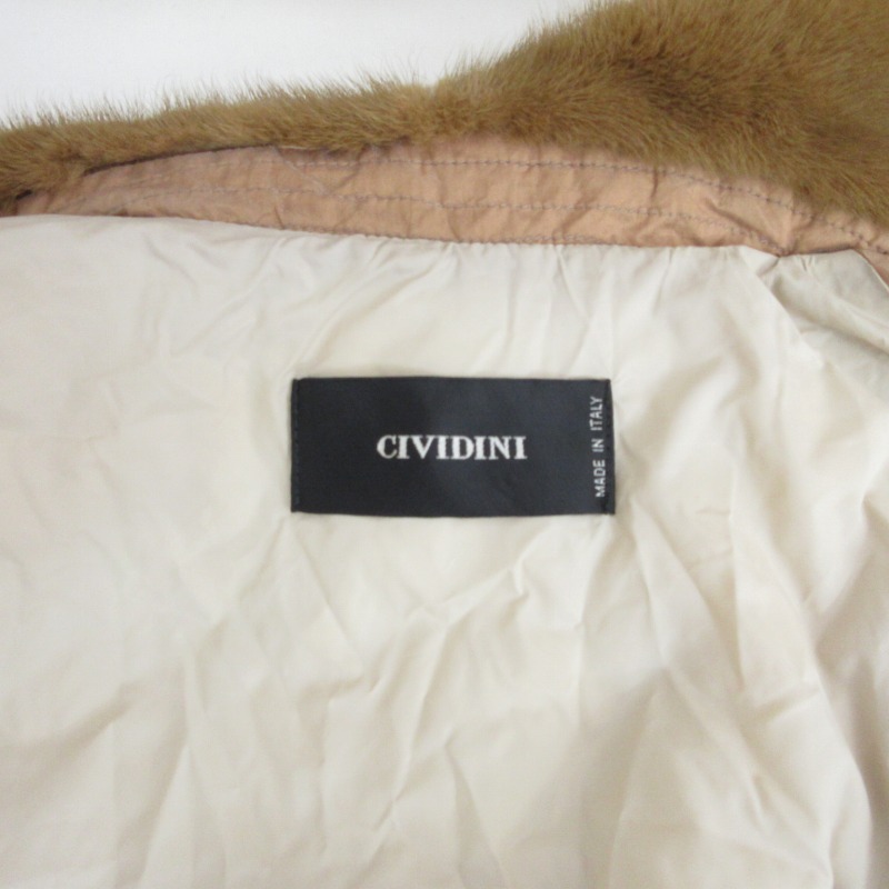 チヴィディーニ CIVIDINI ダウンジャケット ダウンコート ミンクファー 
