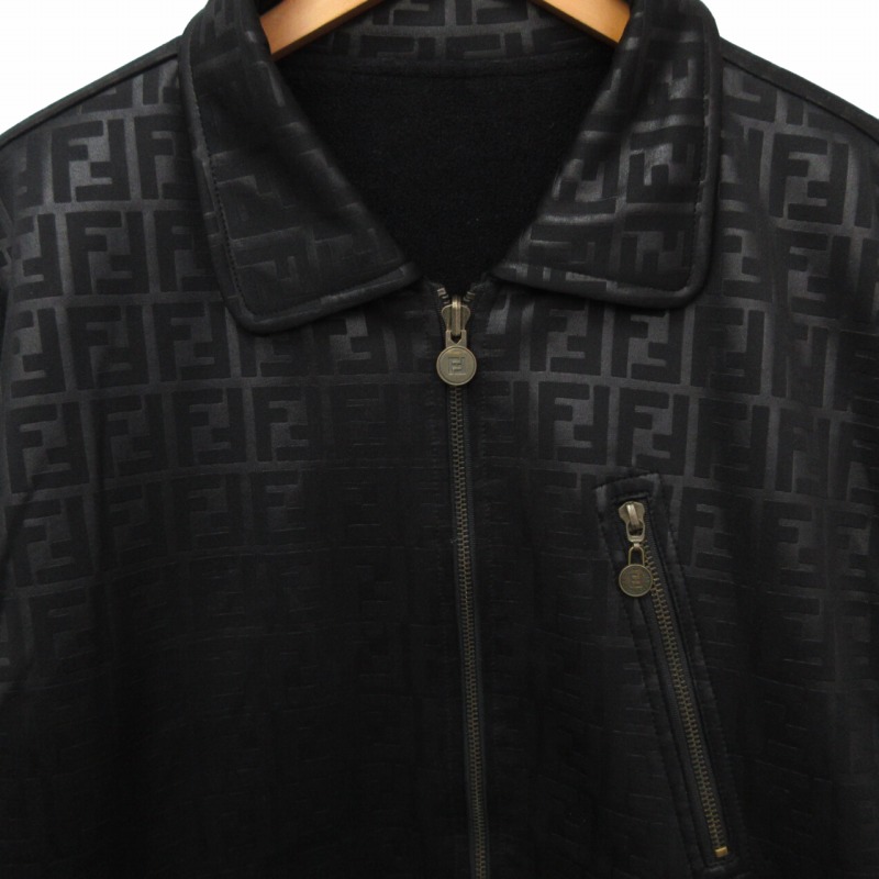 フェンディ FENDI JEANS 美品 90s ヴィンテージ ズッカ柄 リバーシブル  