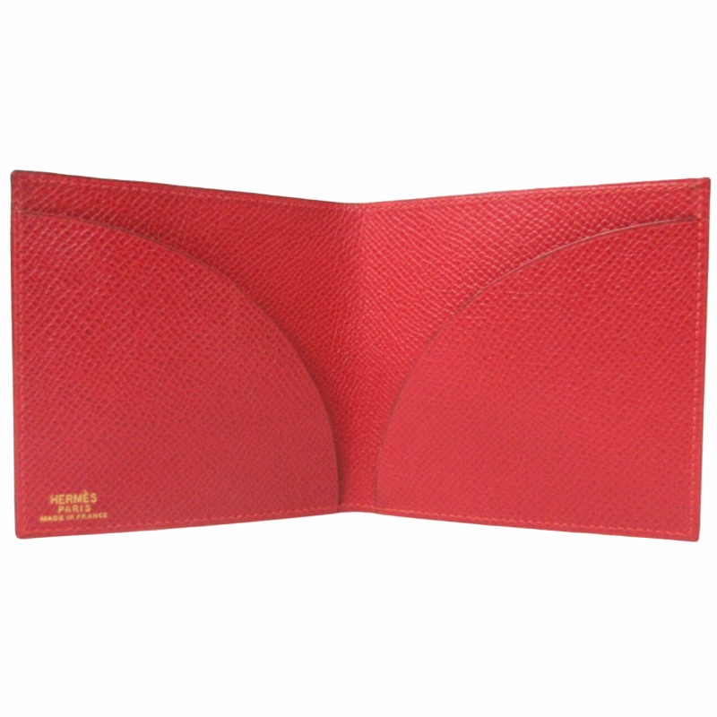 エルメス HERMES ヴィンテージ 2つ折り財布 お札入れ カードケース 